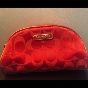 Coach makeup bag